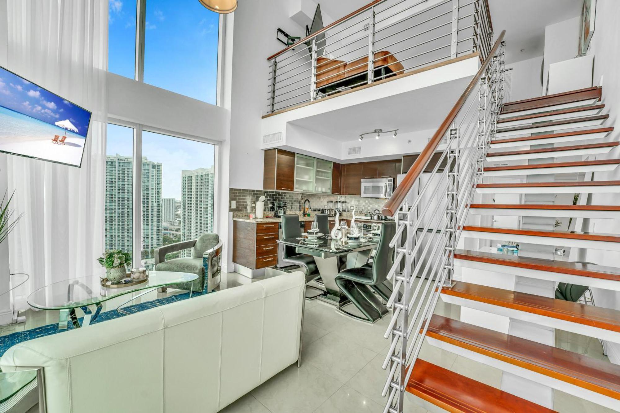 Modern 2 Story Loft 2Br With Breathtaking Views Villa Miami Esterno foto